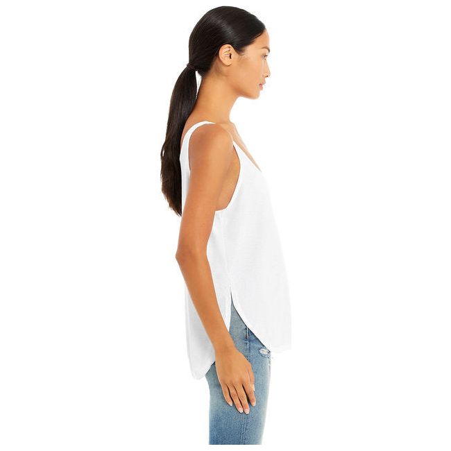 Chic Drapey Tank Top - Black