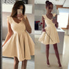 Chic Spring Ruffle V-Neck Dress