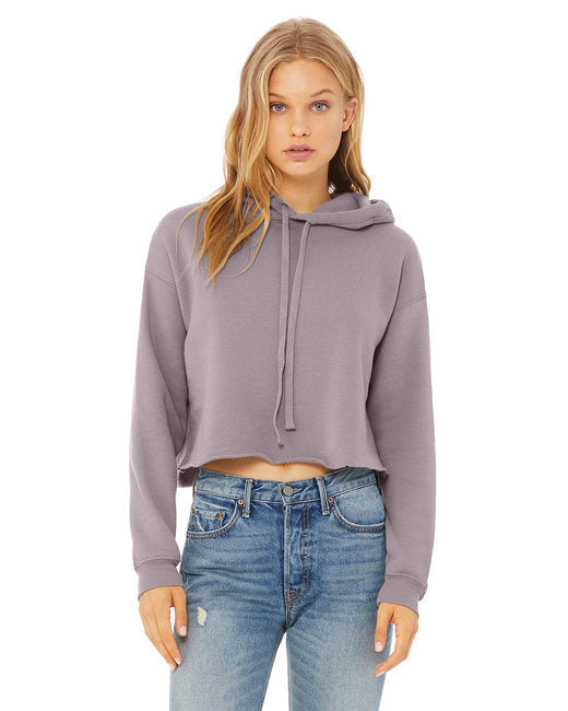 Sustainable Cropped Fleece Hoodie