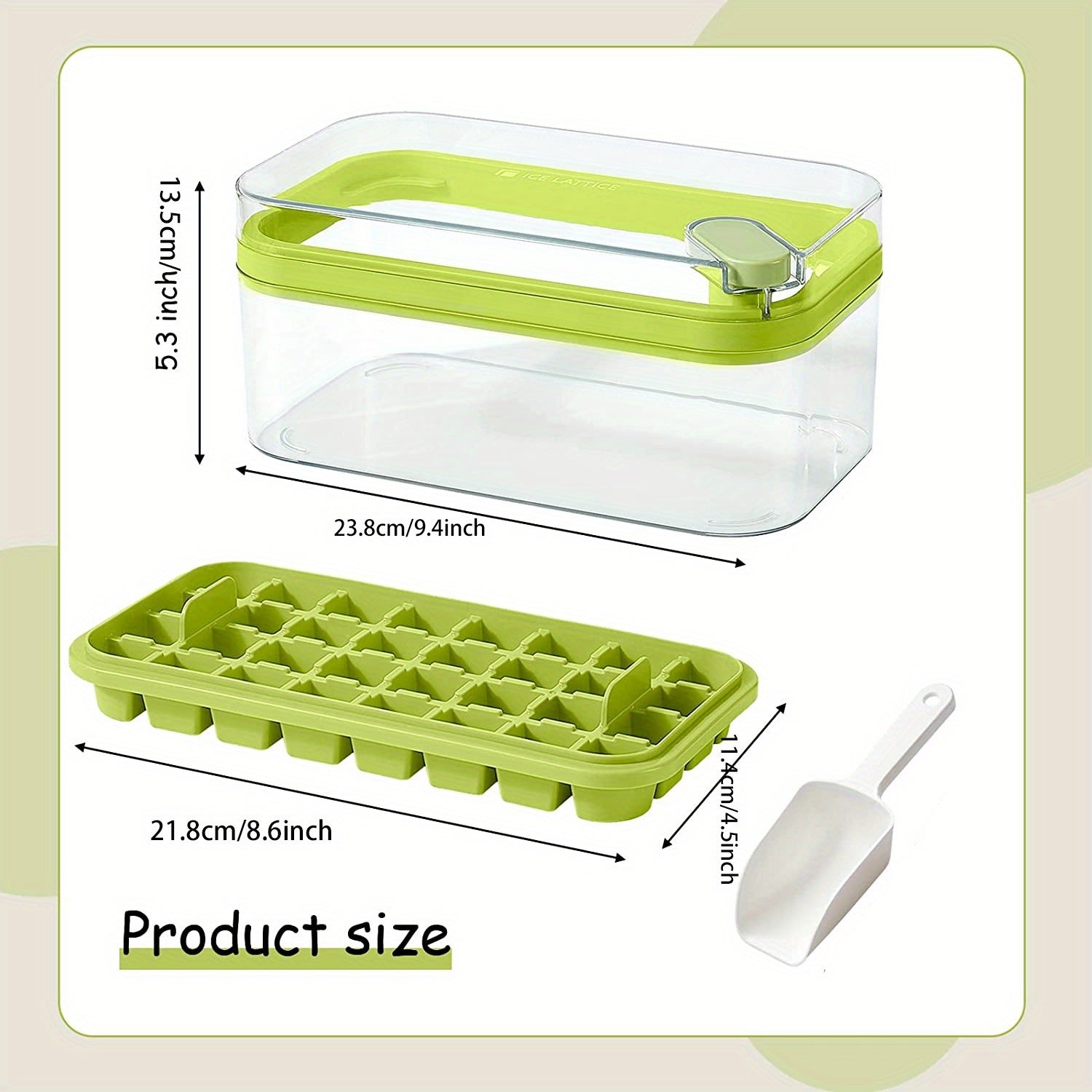 Innovative One-Button Ice Cube Maker