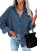 Women's Cozy Corduroy Button-Up Shirt for Fall/Winter