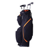 Golf Cart Bag - Black & Orange