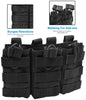 Triple Open Top MOLLE Magazine Pouch for Tactical Gear