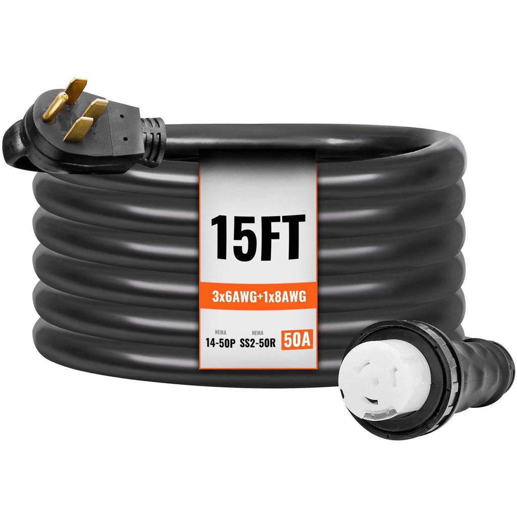 50A Heavy-Duty Generator Cord Kit