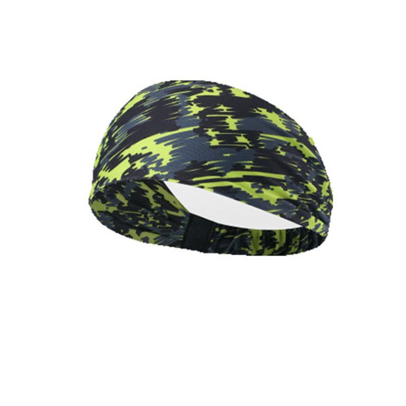 Camo Chic Stretchy Workout Headbands – Knotted, Sweat-Wicking Fitness Hairbands for Running and Yoga