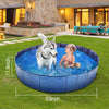 Portable Foldable PVC Pet Pool - Summer Fun Bathing Tub for Dogs and Kids