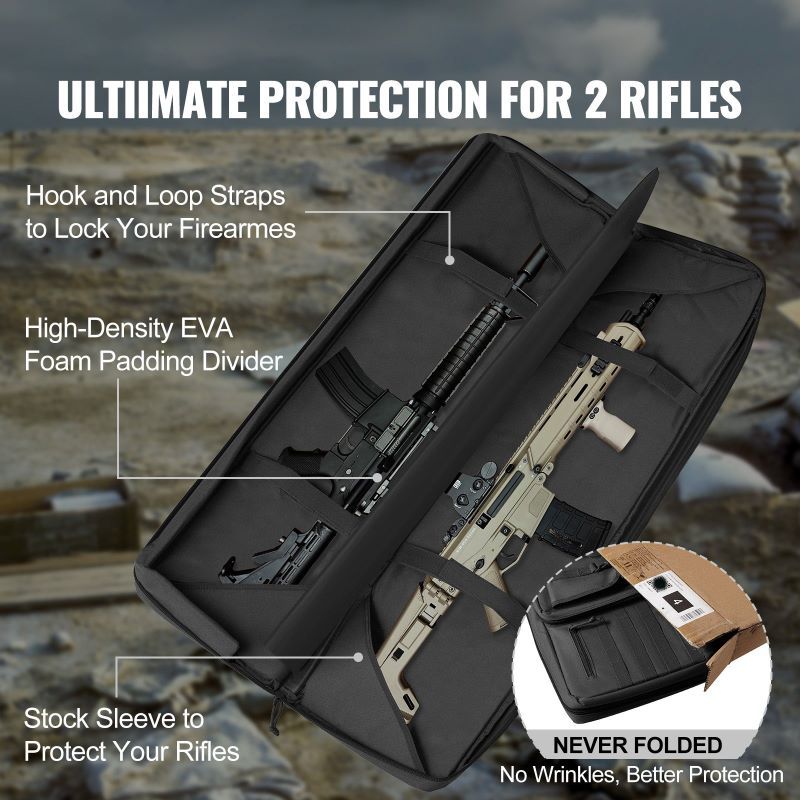 Tactical Dual Rifle & Pistol Transport Bag