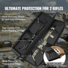 Tactical Multi-Compartment Rifle and Pistol Carry Bag with Shoulder Strap