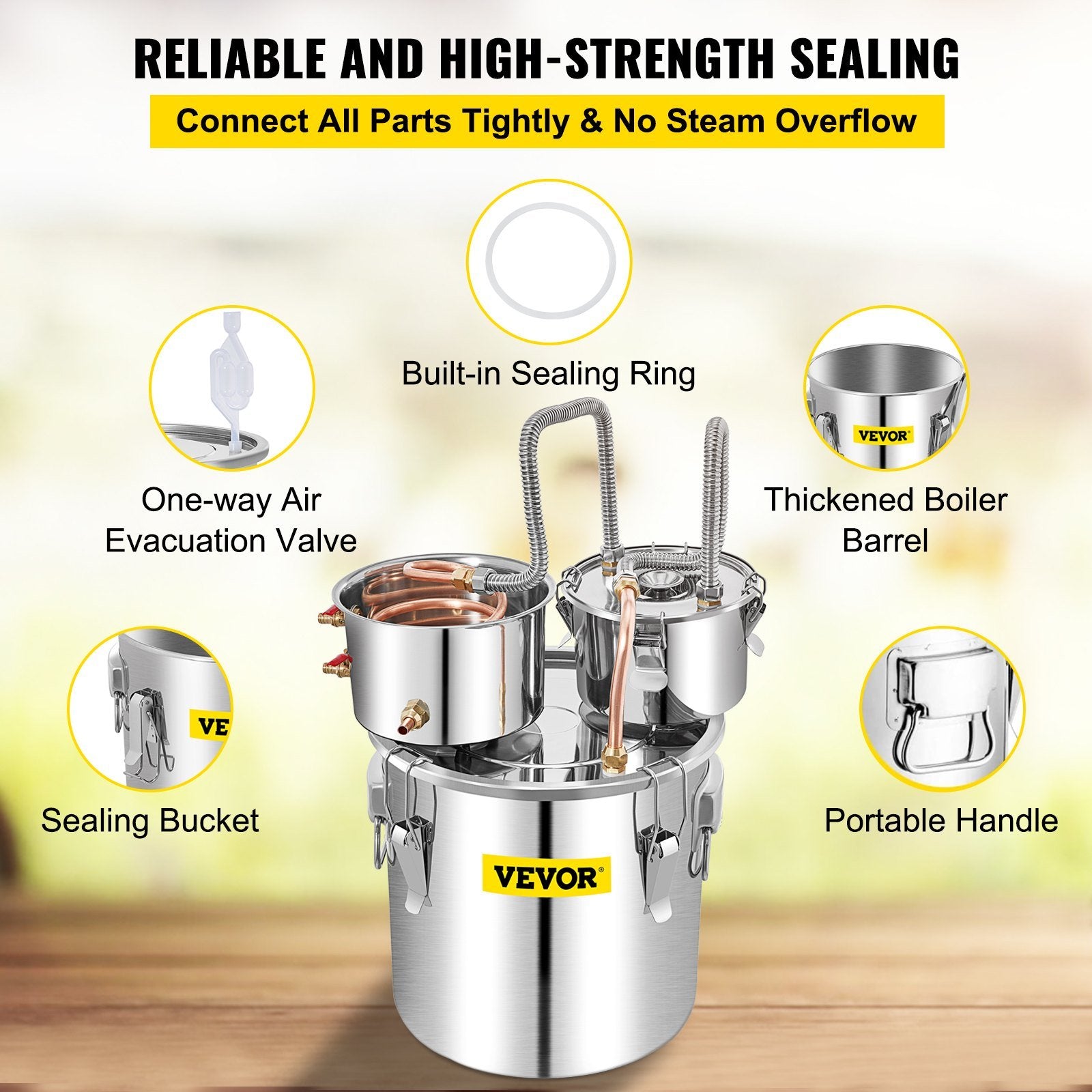 50L Stainless Steel Distiller Kit