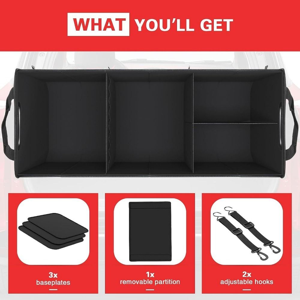 Collapsible Car Trunk Organizer