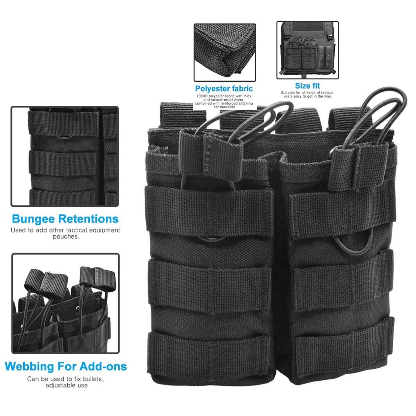 Rachsa MOLLE Triple Magazine Carrier