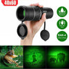 High-Power 40x60 Waterproof Monocular Telescope for Day and Night Observation - Ideal for Hunting and Camping, Compact and Anti-Fog Design