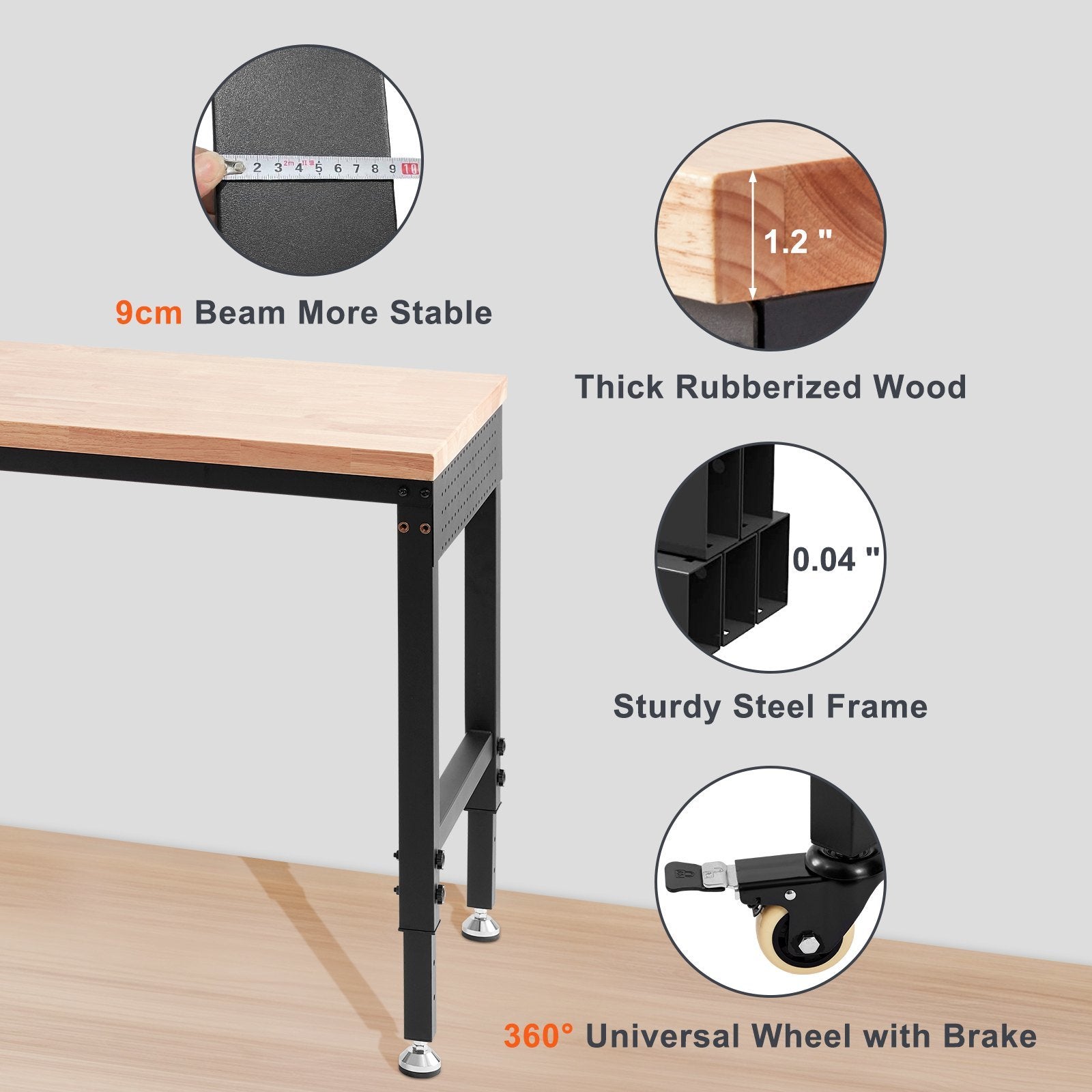 VEVOR Adjustable Workbench