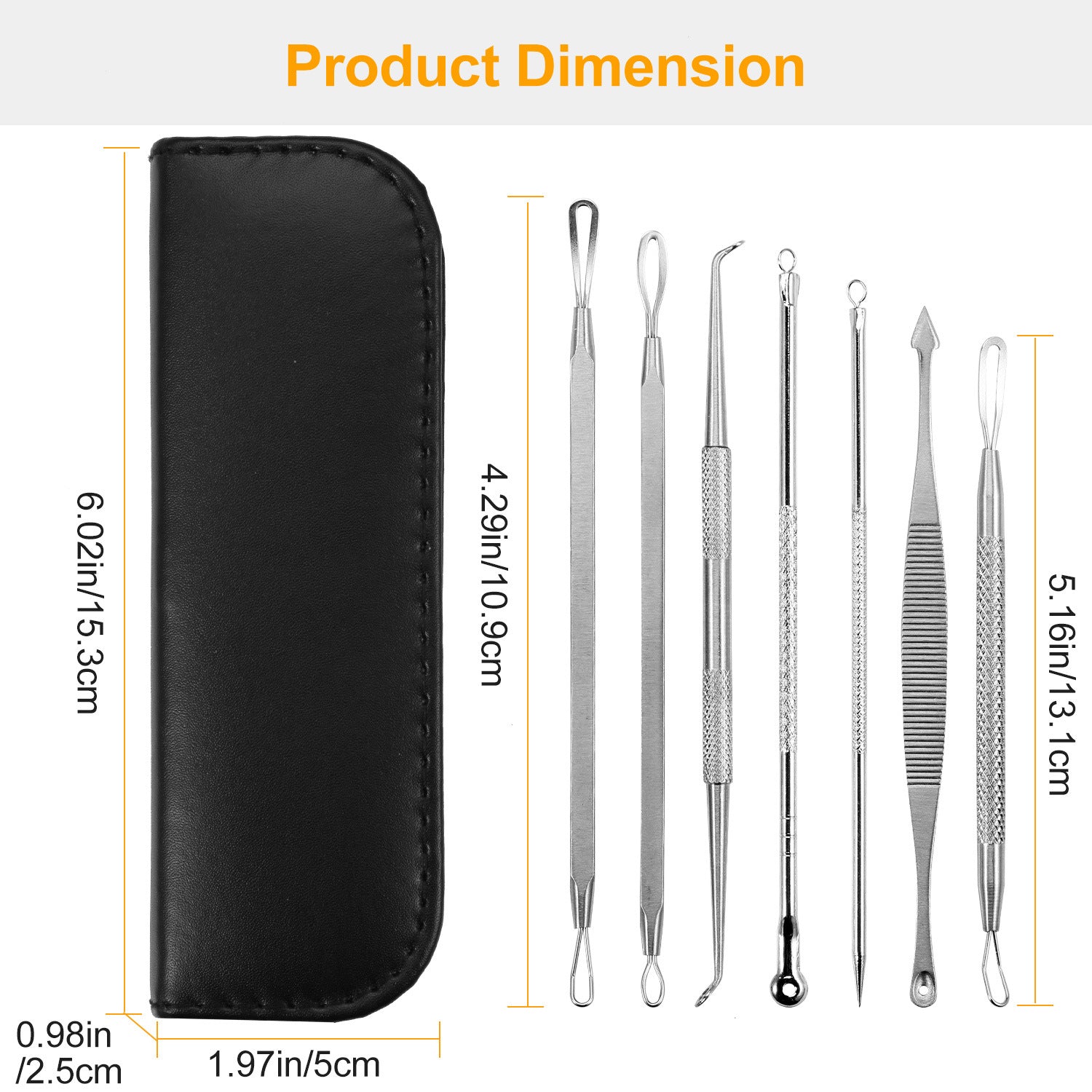 7 Pcs Blackhead Remover Kit