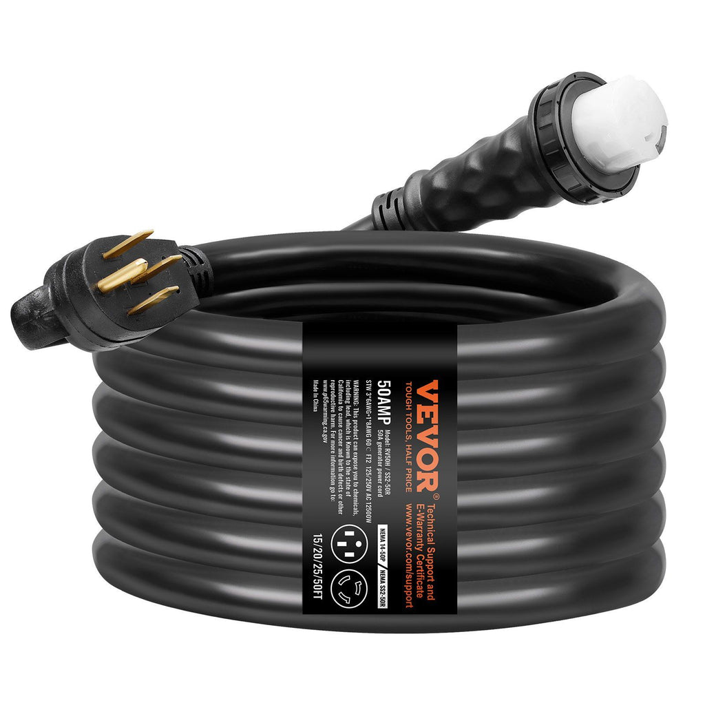 50A Heavy-Duty Generator Cord Kit