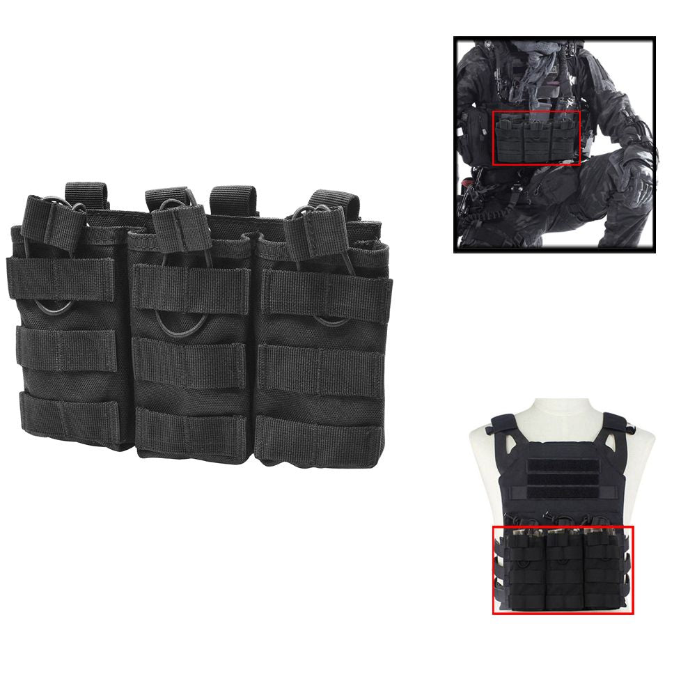MOLLE Triple Magazine Carrier Pouch