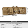 Tactical Multi-Compartment Rifle and Pistol Carry Bag with Shoulder Strap