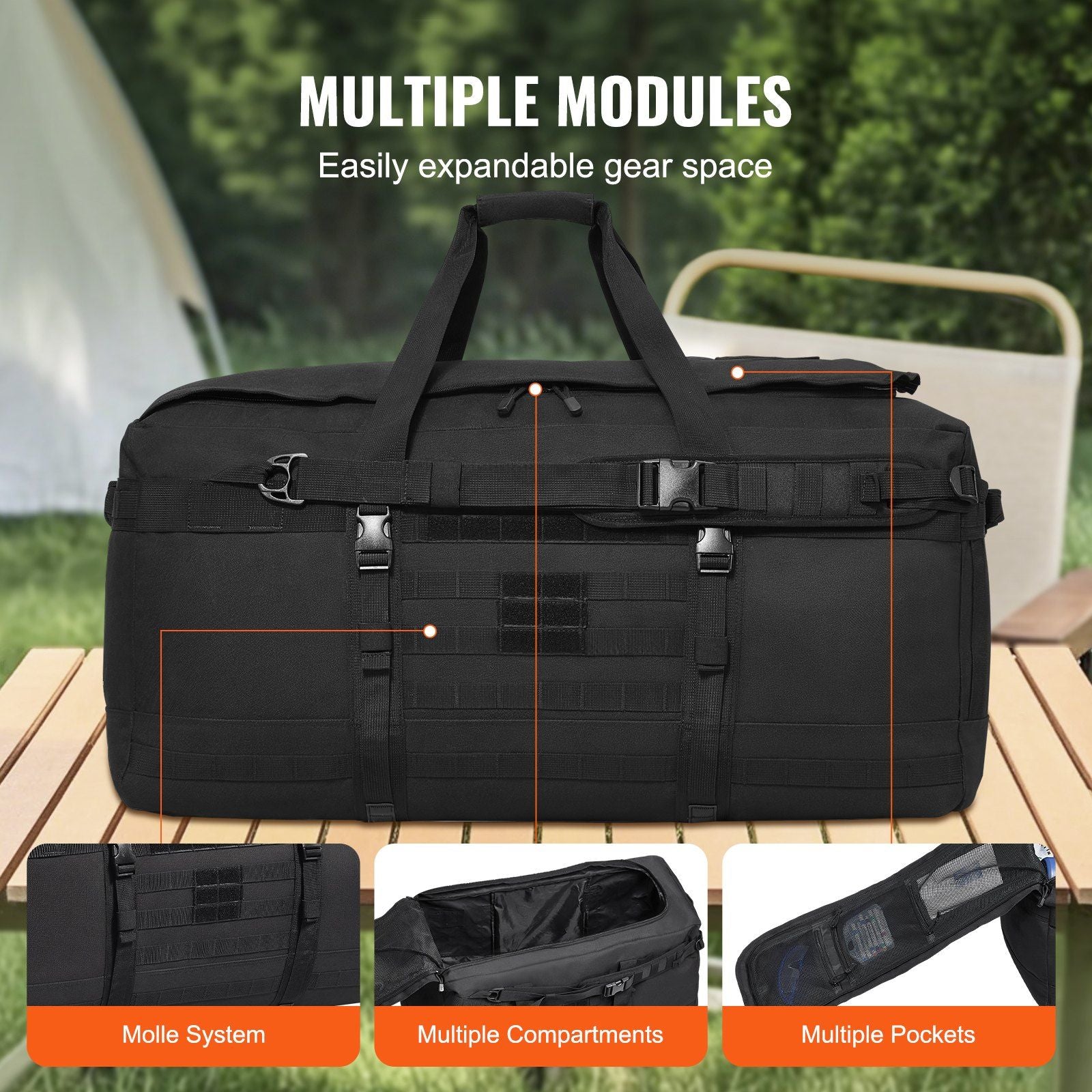 100L Tactical Travel Bag