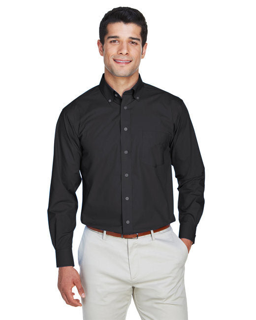 Men's Solid Broadcloth Dress Shirt