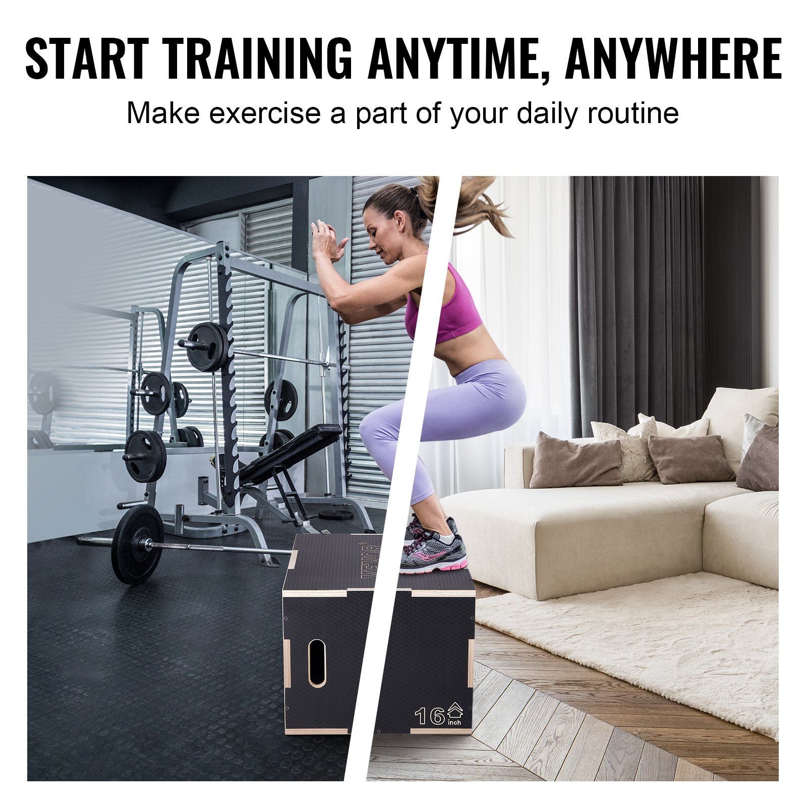 Adjustable Plyometric Training Box