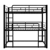 Space-Saving Metal Triple Twin Bunk Bed