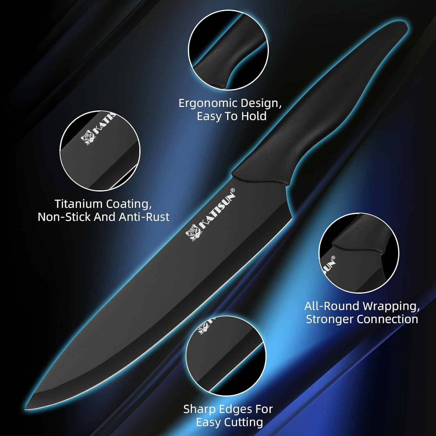 Ultimate 15-Piece Chef's Knife Collection with Elegant Wooden Block and Cutting Board – Superior German Steel