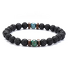 Black Volcanic Stone Bracelet