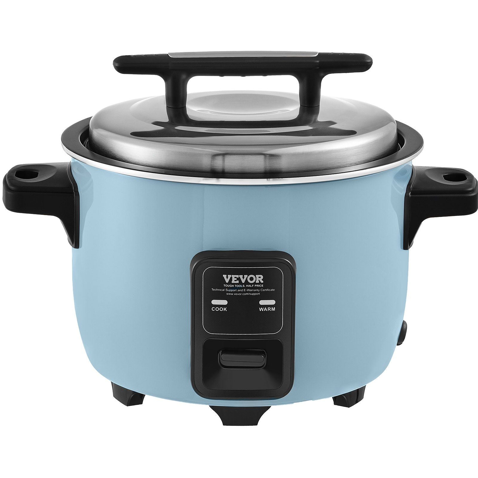 VEVOR 40-Cup Professional Rice Cooker with Non-Stick Pot and 24-Hour Keep Warm Function