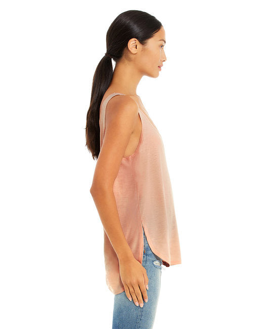 Chic Drapey Tank Top - Black