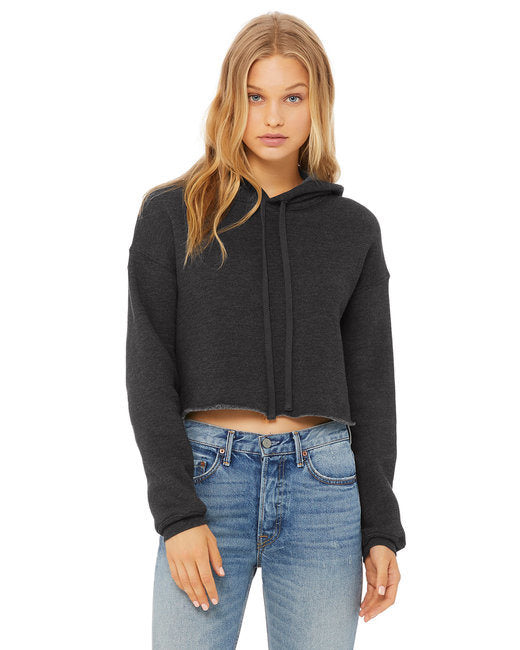 Sustainable Cropped Fleece Hoodie