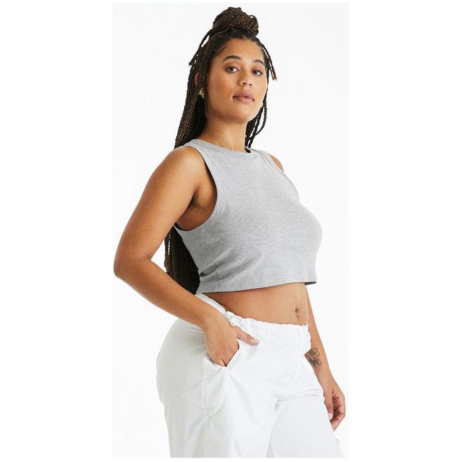 Eco-Friendly Micro Rib Crop Tank