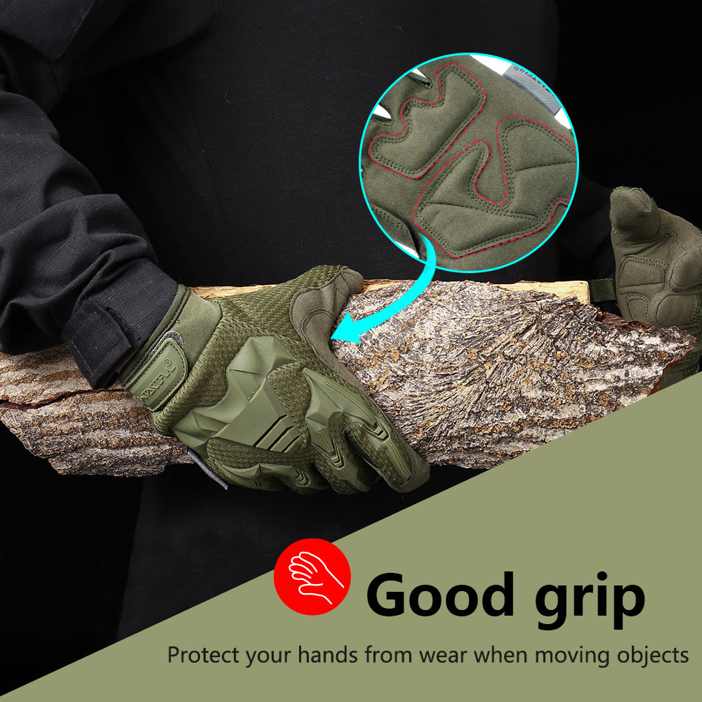 Camo Tactical Grip Gloves