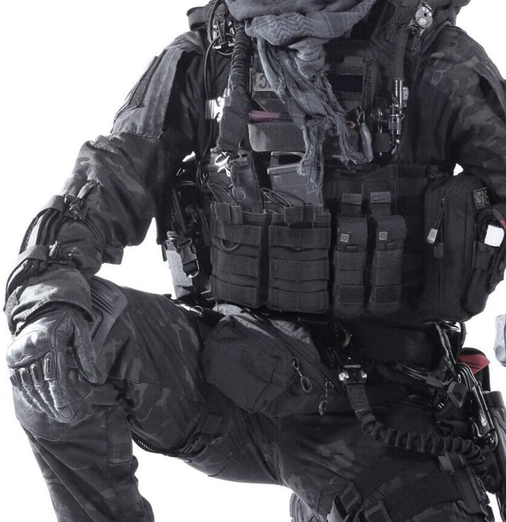MOLLE Triple Magazine Carrier Pouch