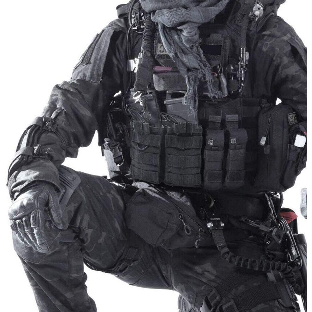 Rachsa MOLLE Triple Magazine Carrier