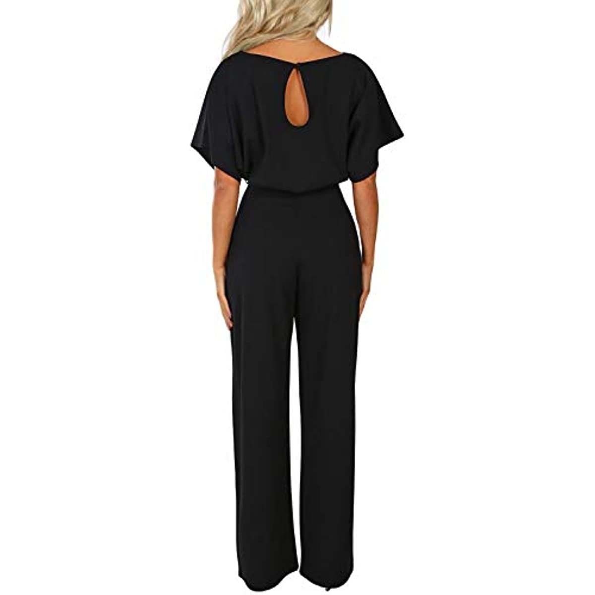 Elegant Wide-Leg Jumpsuit with Belt