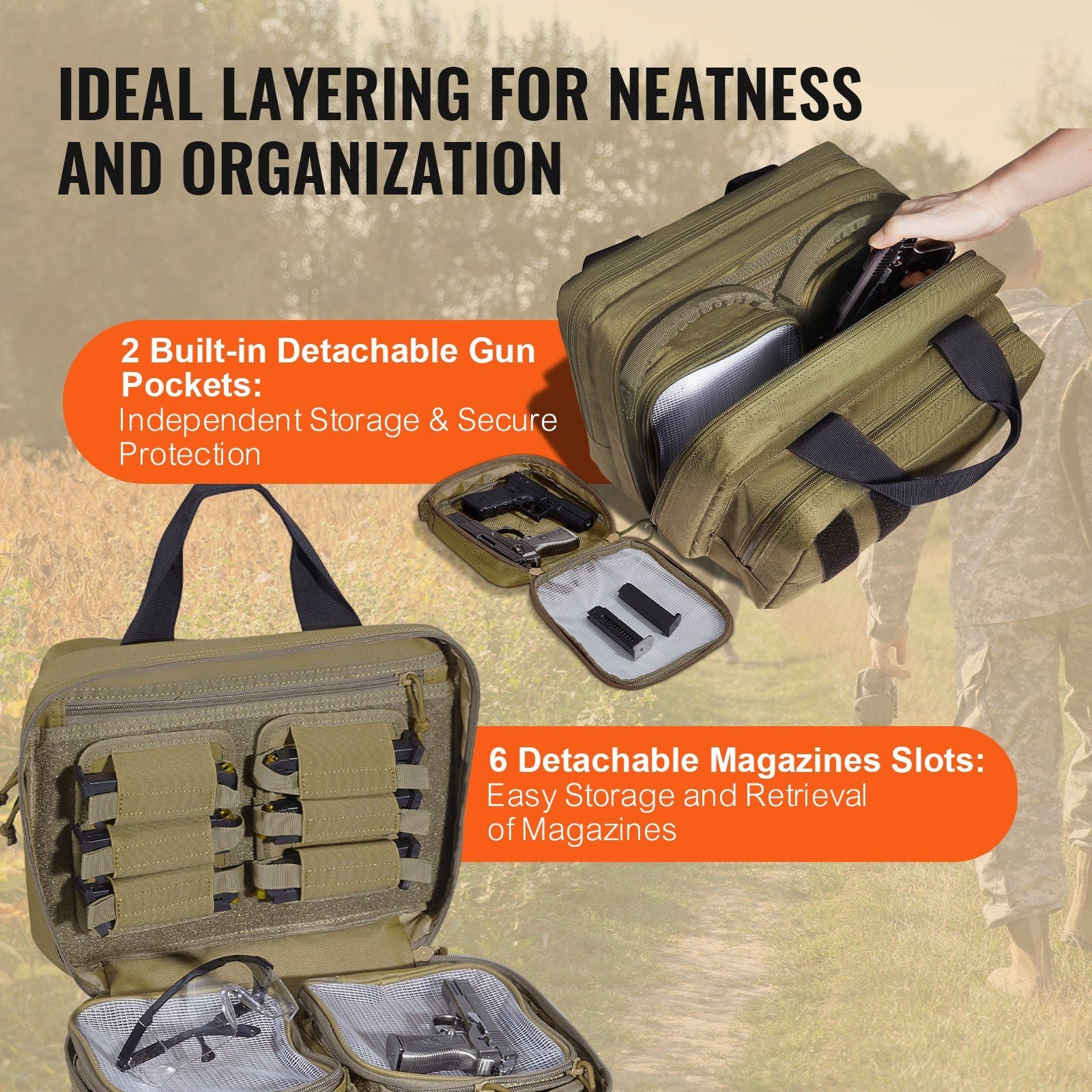 Brand Tactical Gun Carry Bag