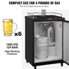 VEVOR 5 Lb Lightweight Aluminum CO2 Cylinder with Gray Epoxy Coating for Beer and Soda Dispensing