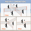 Versatile Adjustable Volleyball & Badminton Net Set - Ultimate Outdoor Fun for All Ages!