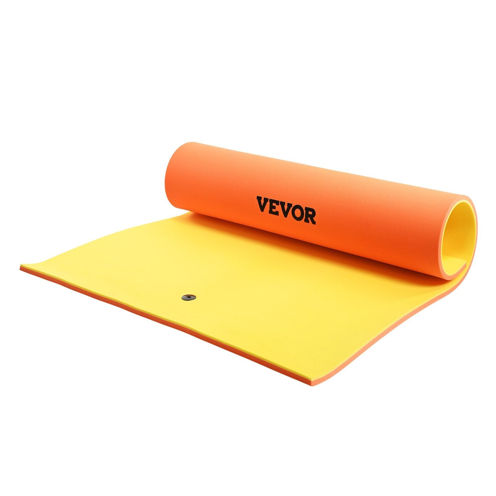 VEVOR Giant Floating Water Mat, 9x6 FT 3-Layer XPE Foam Pad for Family Fun, 1.3" Thick with High Visibility