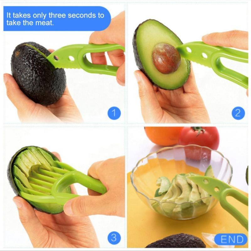 Avocado Slicing Pro: 3-in-1 Kitchen Tool