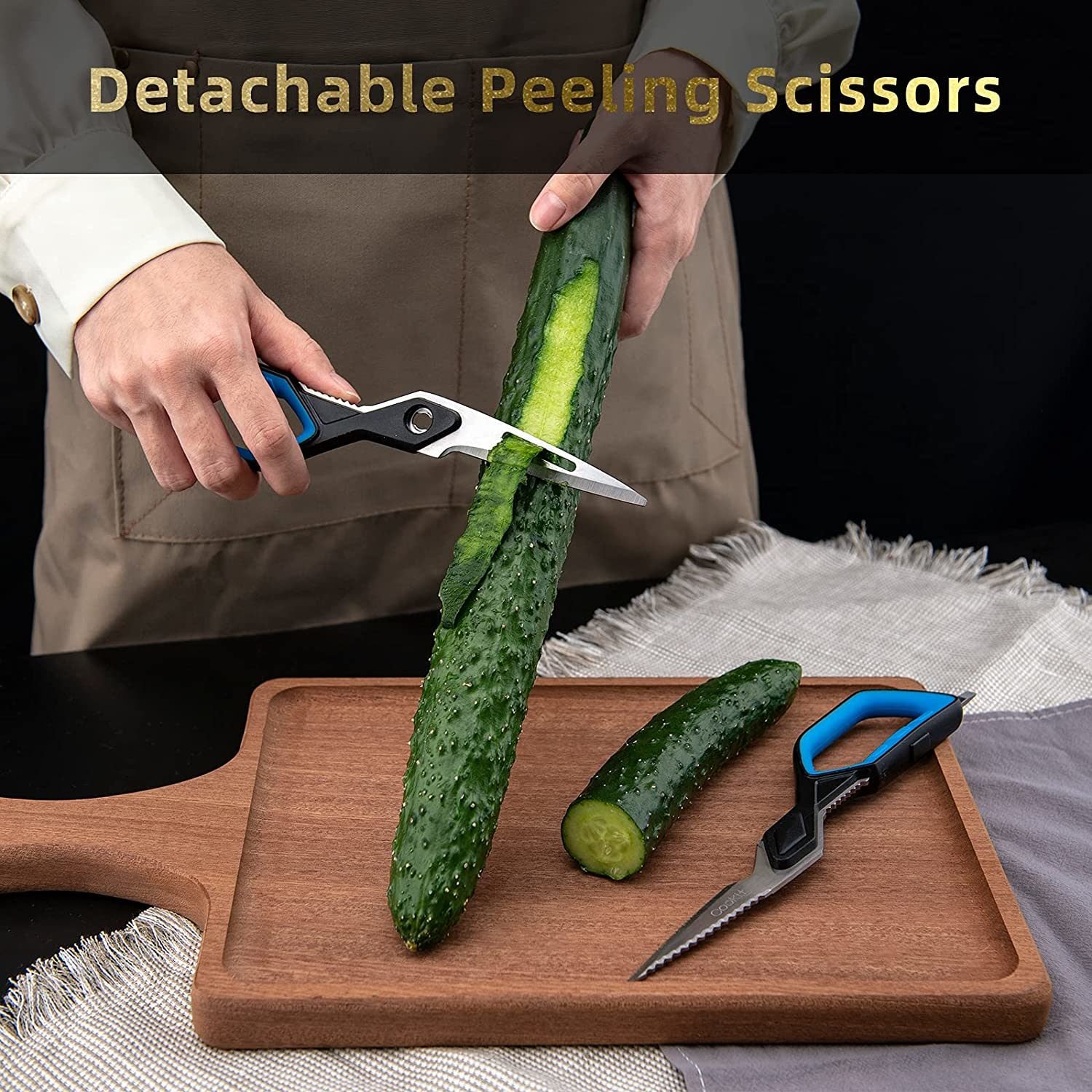 Versatile Culinary Shears for Kitchen Mastery