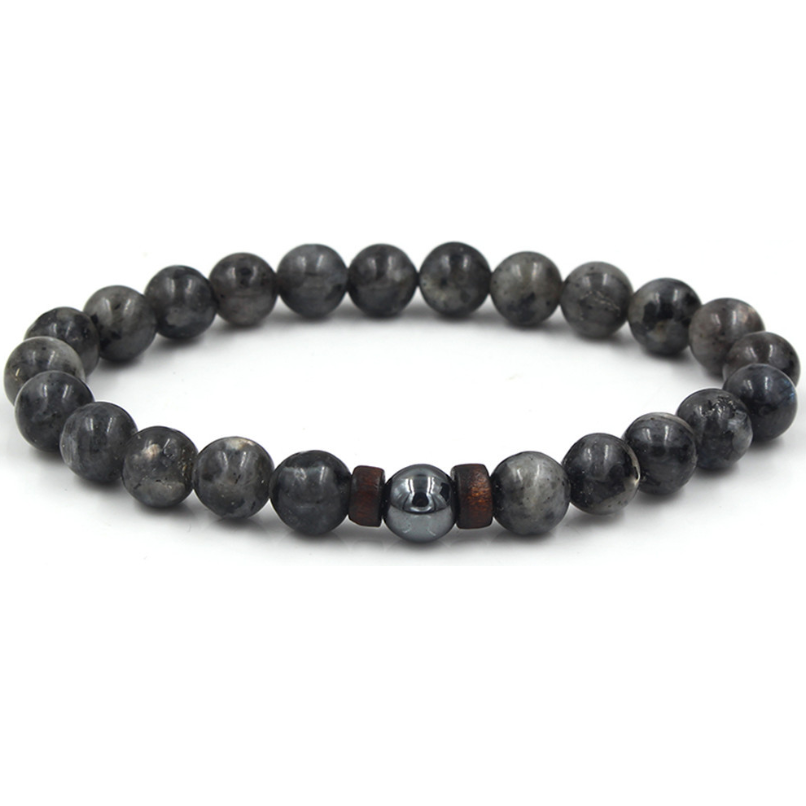 Black Volcanic Stone Bracelet