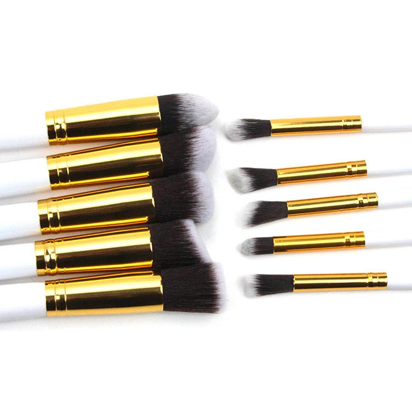 10 pcs makeup brush set