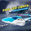 4DRC S4 High-Speed Remote Control Racing Boat with Dual Rechargeable Batteries - Perfect for Kids and Adults