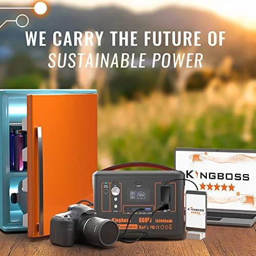 Powerful 600W Portable Solar Generator with Intelligent Protection - 568Wh Lithium Battery for Home, RV, and Outdoor Adventures