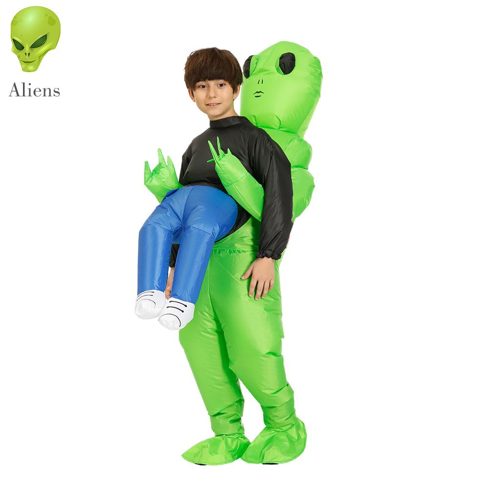 Galactic Invader Inflatable Costume for Kids and Adults - Perfect for Halloween and Thanksgiving Fun!