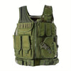 Men's Tactical Vest with Removable Belt and Versatile Holster for Pistol