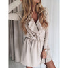 Chic Ruffled Long-sleeved Allure Dress