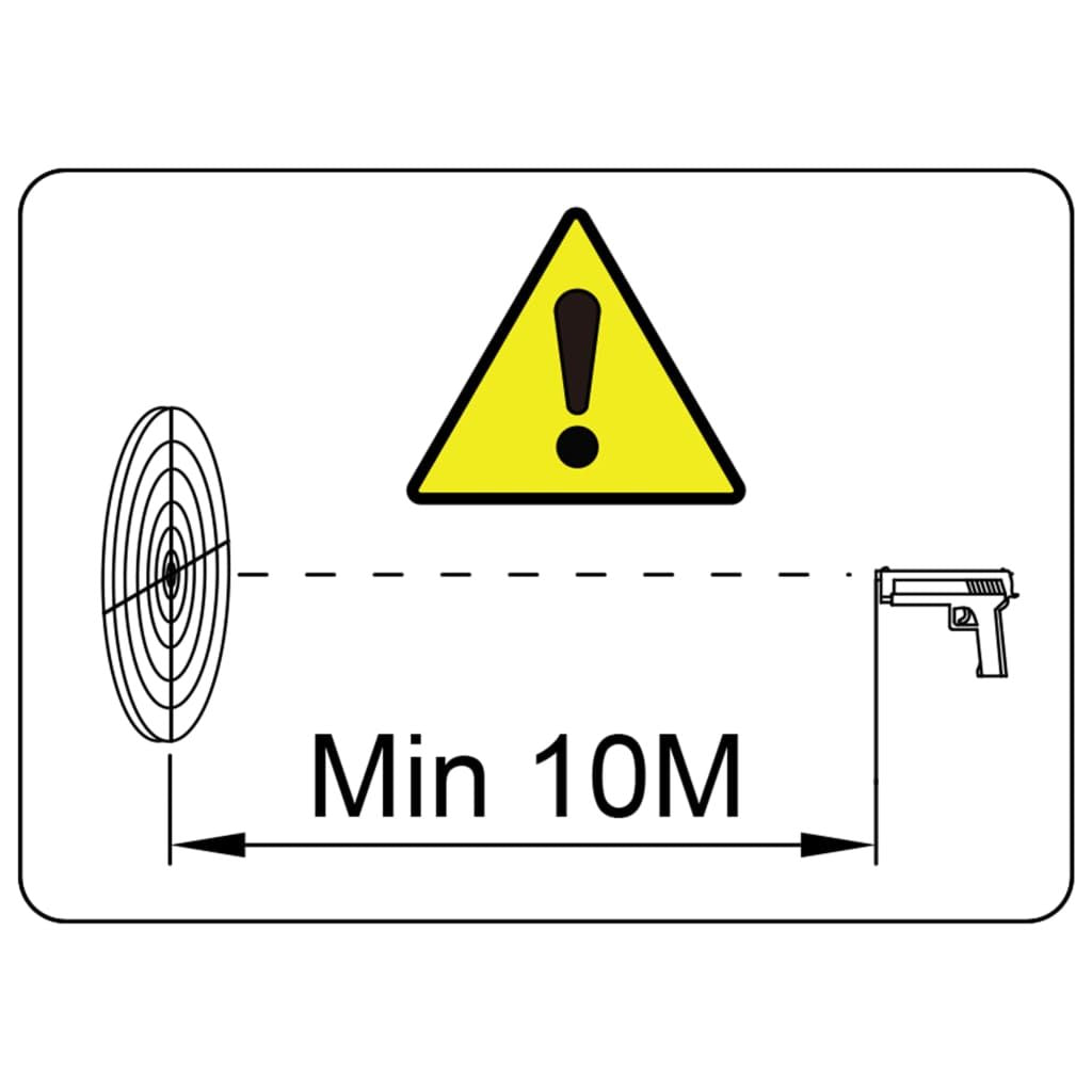 Versatile 5-Hole Steel Shooting Target with Effortless Reset Cord