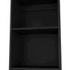 Sleek Black 5-Tier Bookcase for Modern Homes